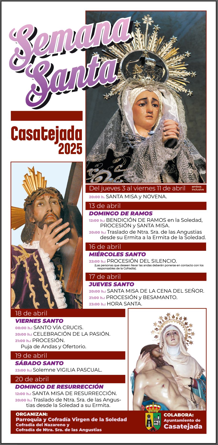 Semana Santa en Casatejada 2025 Casatejada